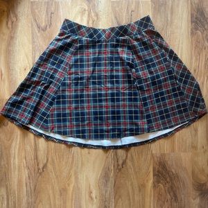 Plaid Skater Skirt
